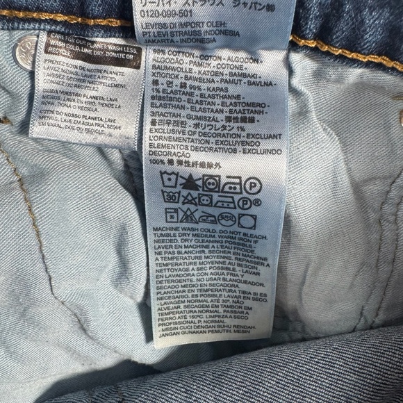 Levis Jeans Mens 40x30 Blue 541 Straight Leg Medium Wash - Picture 5 of 13